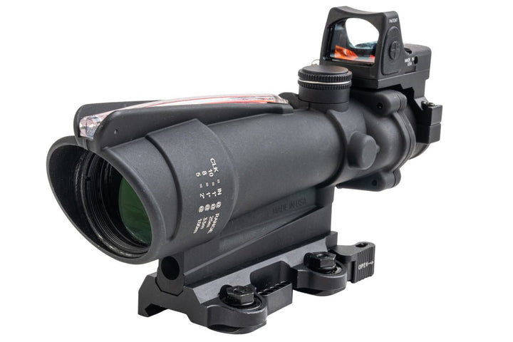 HOLY WARRIOR TA11 ACOG 3.5X w/ RMR Fiber Optic illuminated Rifle Scope - Black - Bang Bang Airsoft