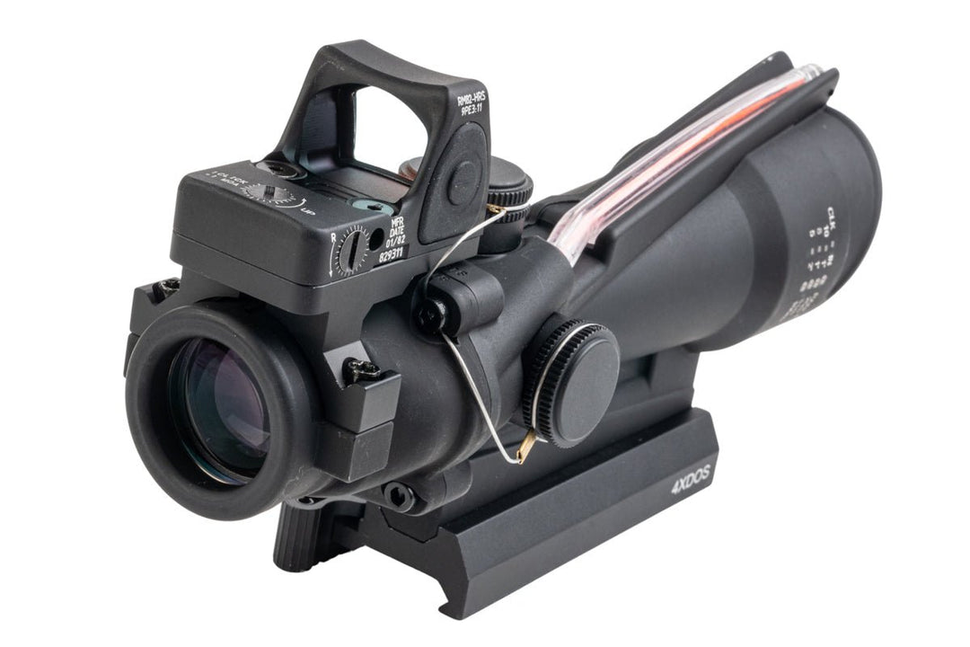 HOLY WARRIOR TA11 ACOG 3.5X w/ RMR Fiber Optic illuminated Rifle Scope - Black - Bang Bang Airsoft