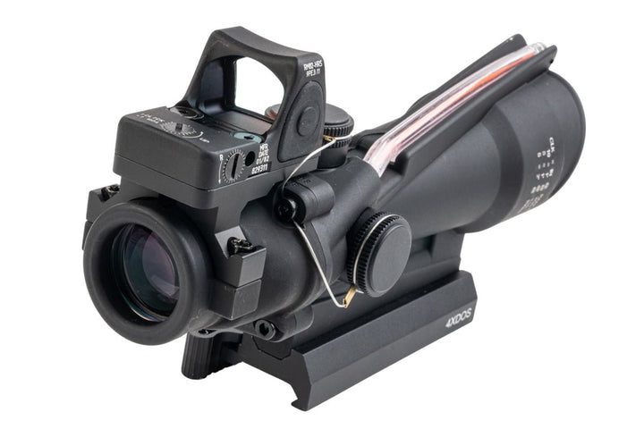HOLY WARRIOR TA11 ACOG 3.5X w/ RMR Fiber Optic illuminated Rifle Scope - Black - Bang Bang Airsoft