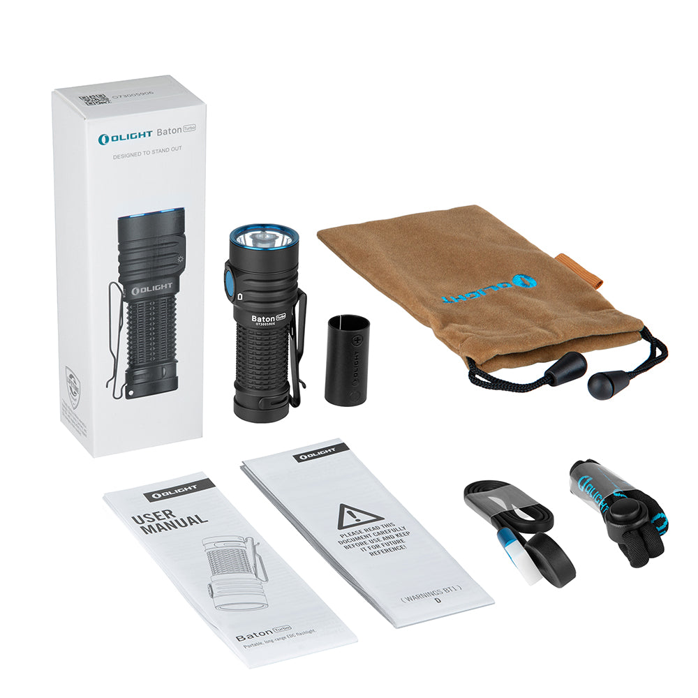 Olight Baton Turbo Compact EDC Flashlight