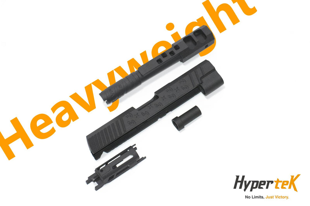 Hypertek 3D Printed SV Style Open 4.3" Heavyweight Hybrid Slide Set for Hi - Capa - Bang Bang Airsoft