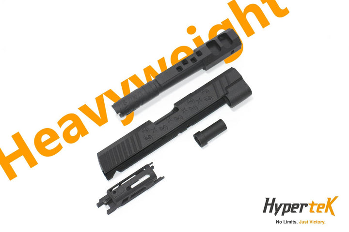 Hypertek 3D Printed SV Style Open 4.3" Heavyweight Hybrid Slide Set for Hi - Capa - Bang Bang Airsoft