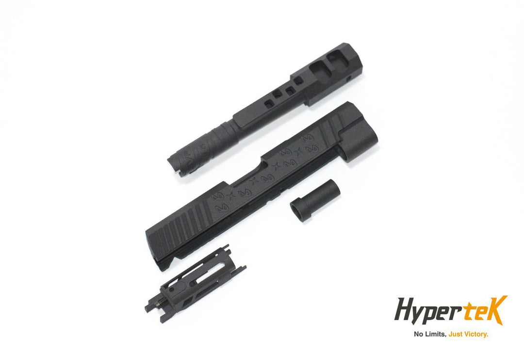 Hypertek 3D Printed SV Style Open 4.3" Hybrid Slide Set for Hi - Capa - Bang Bang Airsoft