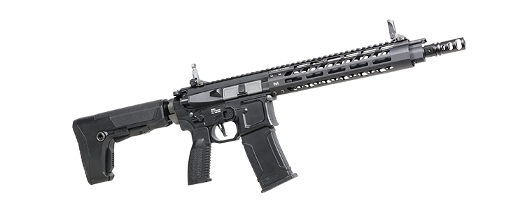 G&G MGCR 556 GBBR Airsoft Rifle w/ M-Lok Handguard (10 inch) - Black
