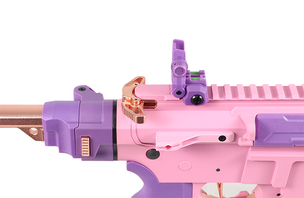 G&G FAR 9 Rapid Folding PCC Airsoft AEG Rifle - Pink