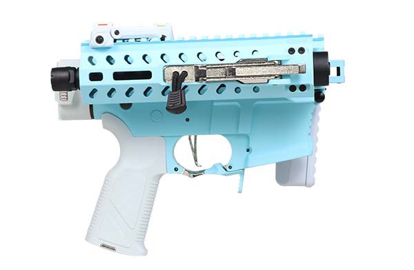 G&G FAR 9 Rapid Folding PCC Airsoft AEG Rifle - Macaron Blue