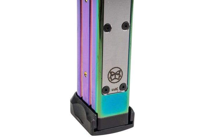 JDG Tokyo Marui Hi Capa GBB Competition Magnetic Magazine Performance Ver. (CNC Aluminum, 31rds, Rainbow) - Bang Bang Airsoft