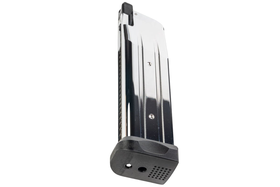 JDG Tokyo Marui Hi Capa GBB Competition Magnetic Magazine Performance Ver. (CNC Aluminum, 31rds, Silver) - Bang Bang Airsoft