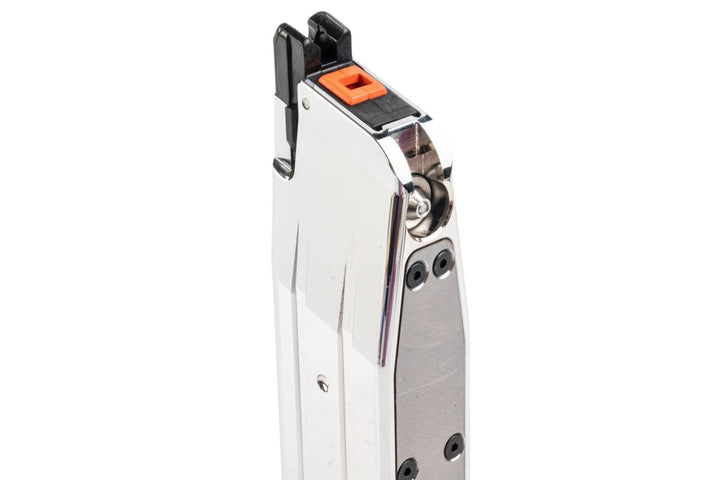JDG Tokyo Marui Hi Capa GBB Competition Magnetic Magazine Performance Ver. (CNC Aluminum, 31rds, Silver) - Bang Bang Airsoft