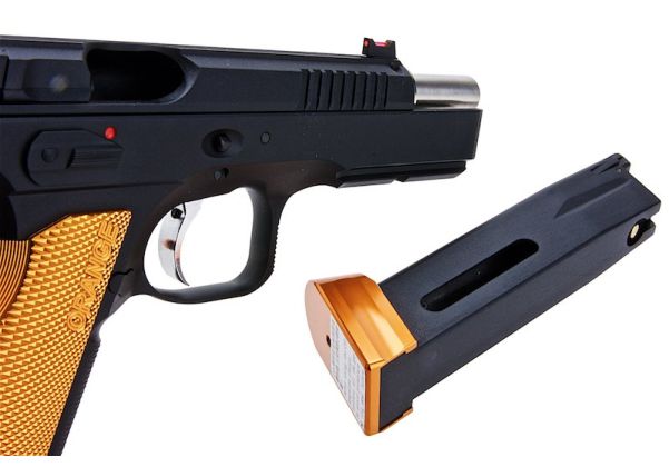 KJ Works CZ Shadow 2 CO2 Airsoft Pistols (ASG Licensed) - Orange - Bang Bang Airsoft