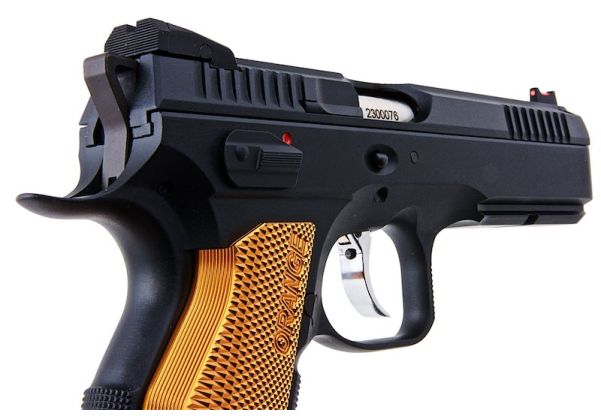 KJ Works CZ Shadow 2 CO2 Airsoft Pistols (ASG Licensed) - Orange - Bang Bang Airsoft