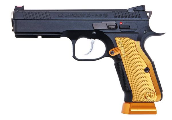 KJ Works CZ Shadow 2 CO2 Airsoft Pistols (ASG Licensed) - Orange - Bang Bang Airsoft