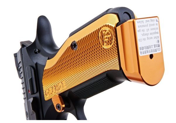 KJ Works CZ Shadow 2 CO2 Airsoft Pistols (ASG Licensed) - Orange - Bang Bang Airsoft