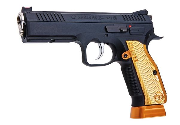 KJ Works CZ Shadow 2 CO2 Airsoft Pistols (ASG Licensed) - Orange - Bang Bang Airsoft