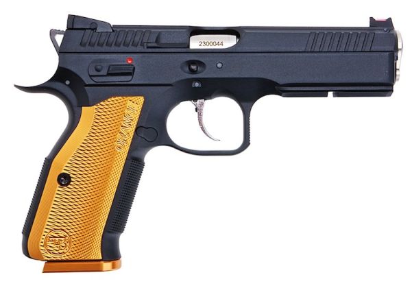 KJ Works CZ Shadow 2 GBB Airsoft Pistol (ASG Licensed) - Orange - Bang Bang Airsoft