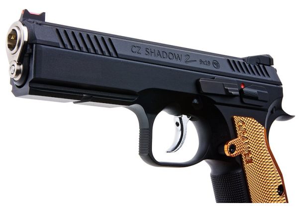 KJ Works CZ Shadow 2 GBB Airsoft Pistol (ASG Licensed) - Orange - Bang Bang Airsoft