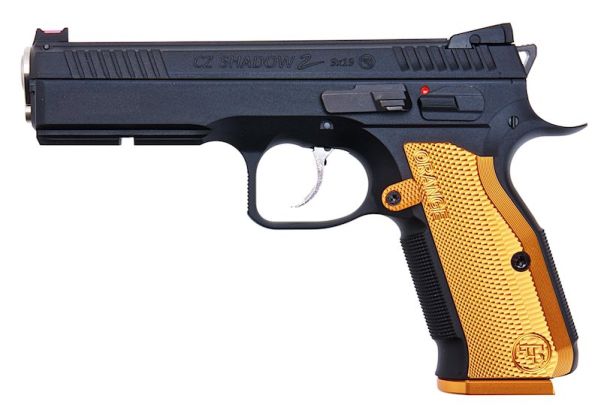 KJ Works CZ Shadow 2 GBB Airsoft Pistol (ASG Licensed) - Orange - Bang Bang Airsoft
