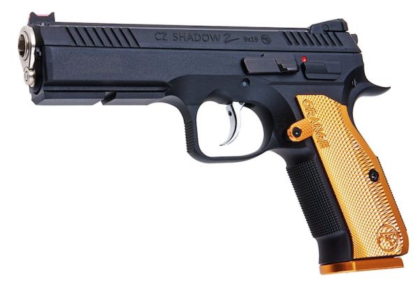 KJ Works CZ Shadow 2 GBB Airsoft Pistol (ASG Licensed) - Orange - Bang Bang Airsoft