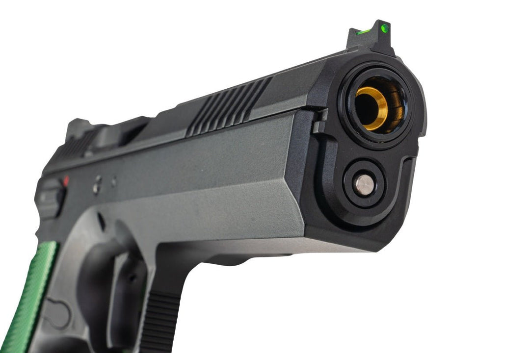 KJ Works CZ TS2 Racing Green CO2 Airsoft Pistol (ASG Licensed) - Bang Bang Airsoft