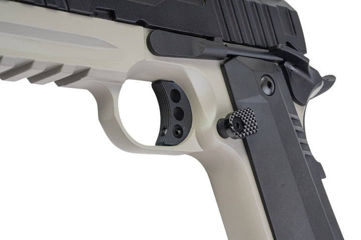 KJ Works KP-24 1911 GBB Airsoft Pistol - Grey Two Tone (Full Metal) - Bang Bang Airsoft