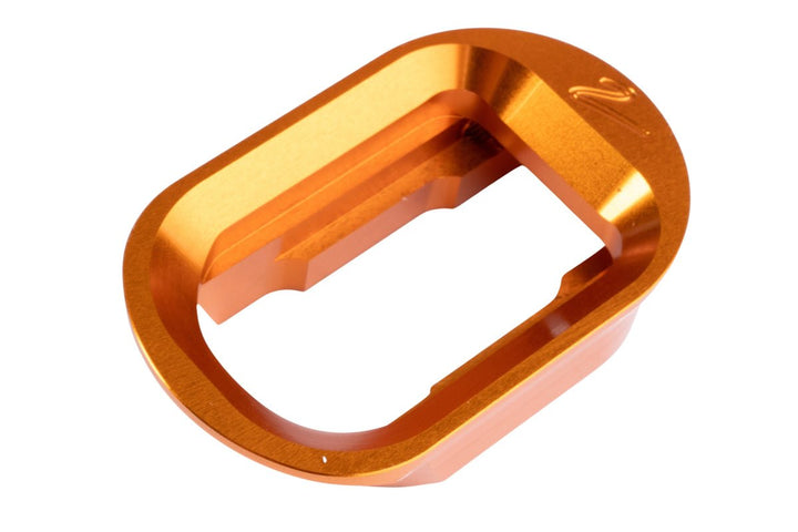 KJ Works Shadow 2 Grip W/ Magwell (Aluminum) - Orange - Bang Bang Airsoft