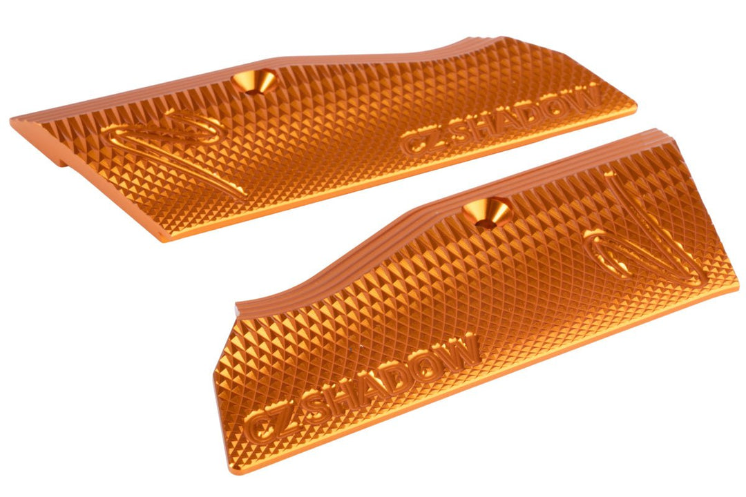 KJ Works Shadow 2 Grip W/ Magwell (Aluminum) - Orange - Bang Bang Airsoft