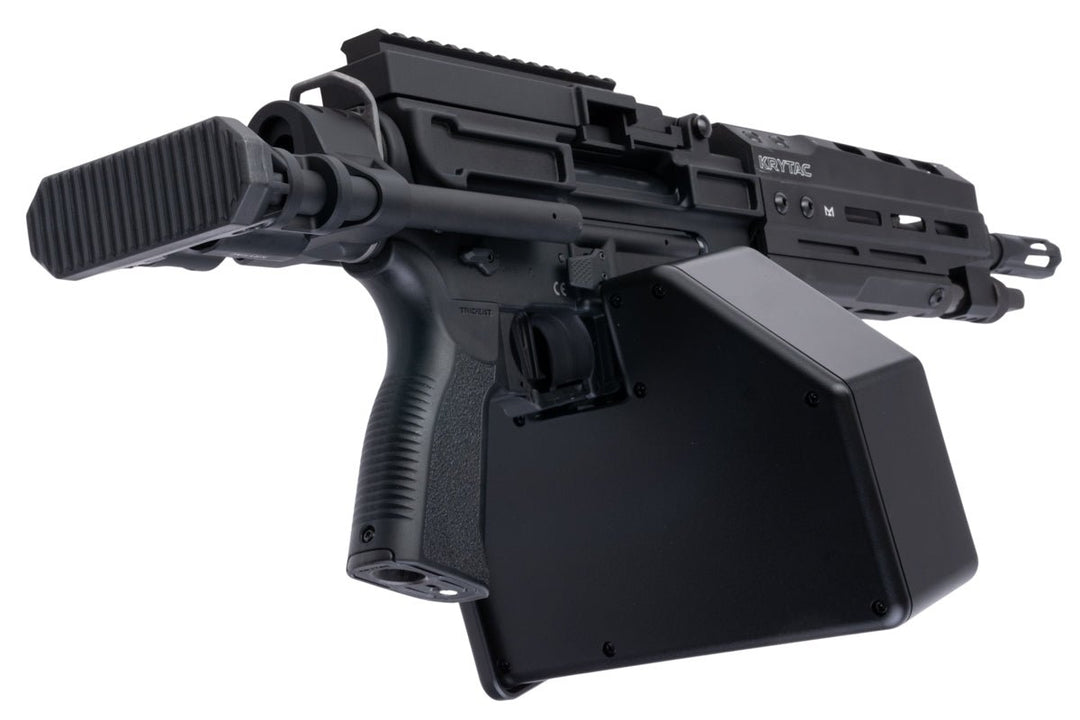 KRYTAC Trident MK3 LMG Para Airsoft AEG Rifle (M - LOK) - Black - Bang Bang Airsoft