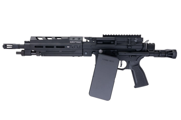 KRYTAC Trident MK3 LMG Para Airsoft AEG Rifle (M - LOK) - Black - Bang Bang Airsoft