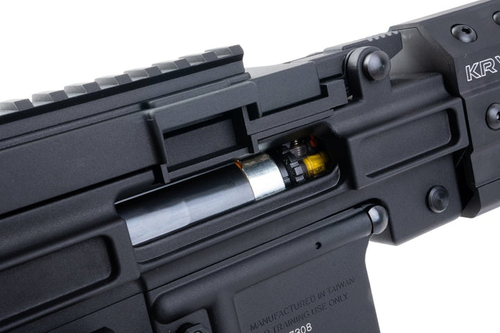 KRYTAC Trident MK3 LMG Para Airsoft AEG Rifle (M - LOK) - Black - Bang Bang Airsoft