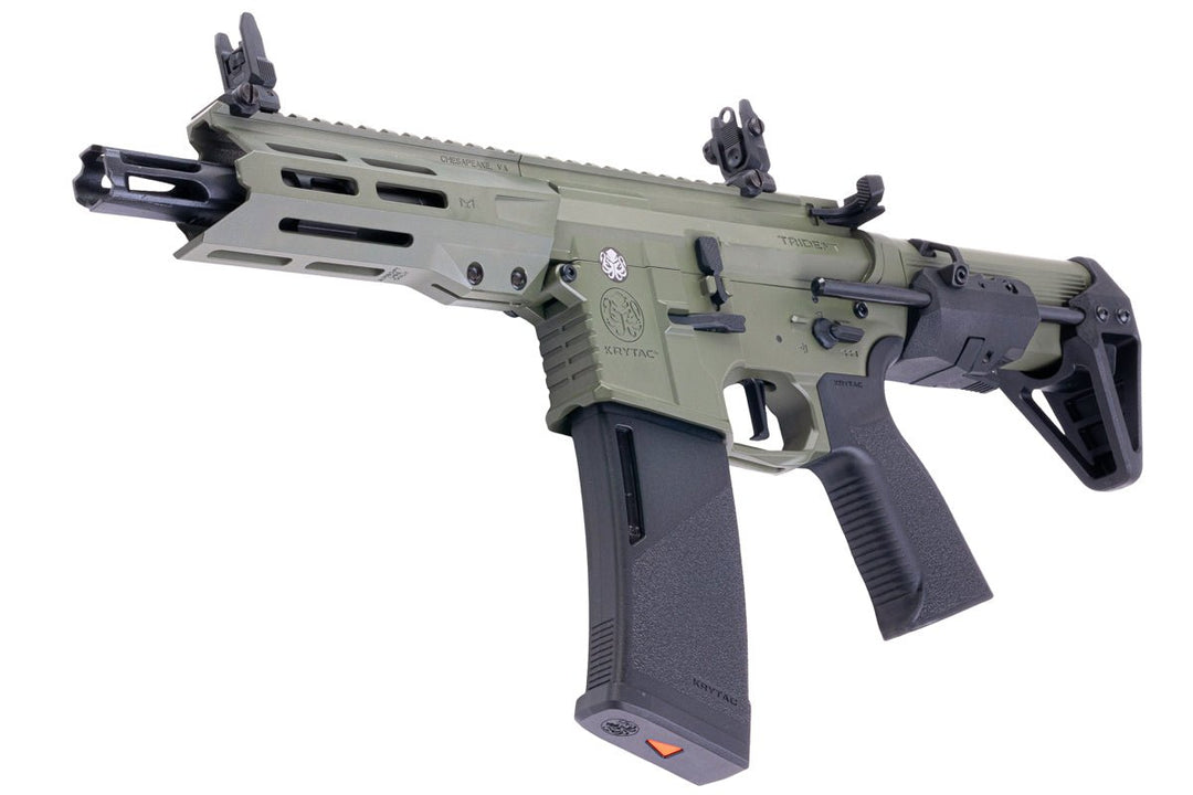 KRYTAC Trident MK3 PDW Airsoft AEG Rifle (M - LOK) - Foliage Green - Bang Bang Airsoft