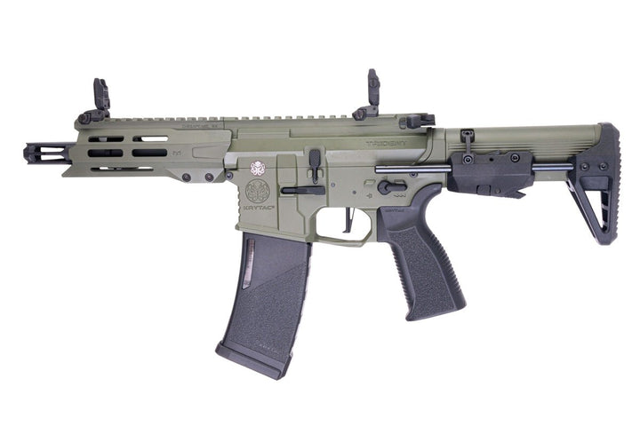 KRYTAC Trident MK3 PDW Airsoft AEG Rifle (M - LOK) - Foliage Green - Bang Bang Airsoft