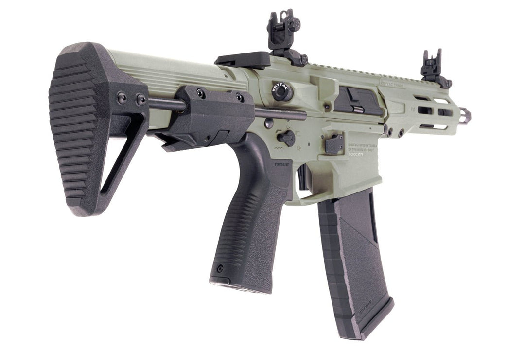 KRYTAC Trident MK3 PDW Airsoft AEG Rifle (M - LOK) - Foliage Green - Bang Bang Airsoft