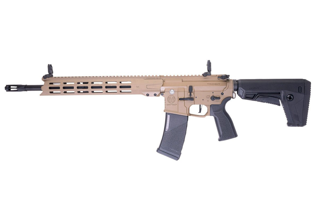 KRYTAC Trident MK3 SPR Airsoft AEG Rifle (M - LOK) - FDE - Bang Bang Airsoft