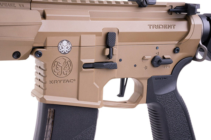 KRYTAC Trident MK3 SPR Airsoft AEG Rifle (M - LOK) - FDE - Bang Bang Airsoft