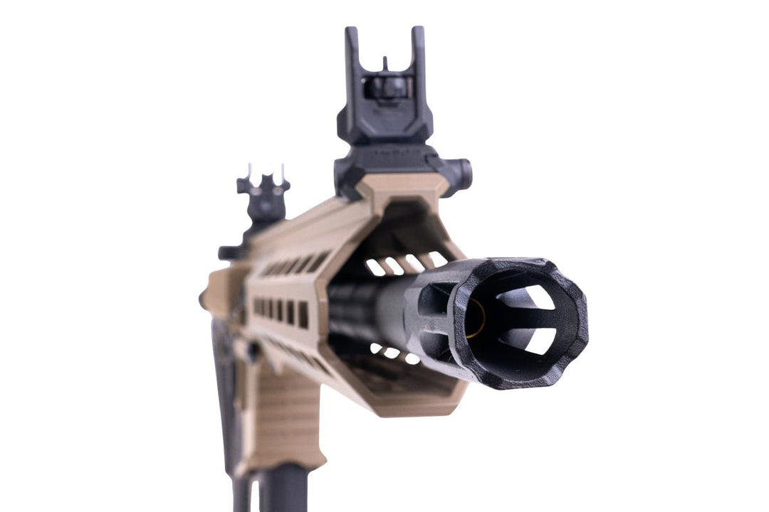 KRYTAC Trident MK3 SPR Airsoft AEG Rifle (M - LOK) - FDE - Bang Bang Airsoft