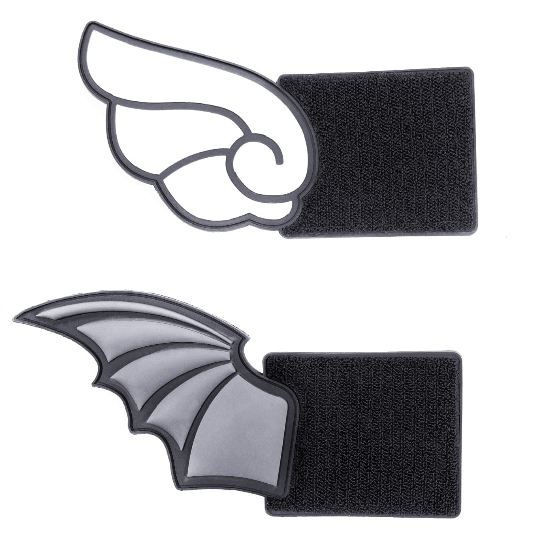 KTactical Bat / Angel Wing Kawaii Anime Patch Set (Left + Right) - Bang Bang Airsoft