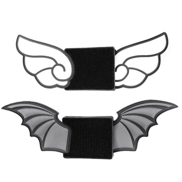 KTactical Bat / Angel Wing Kawaii Anime Patch Set (Left + Right) - Bang Bang Airsoft