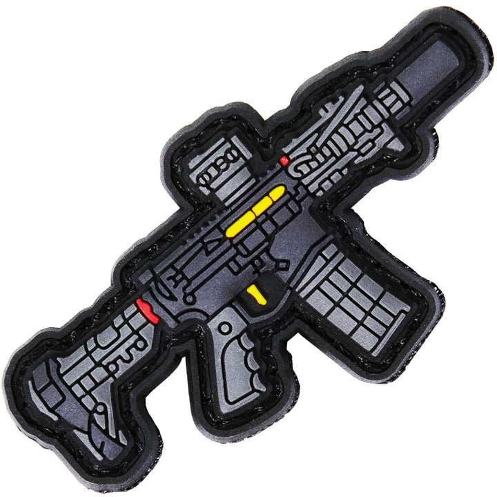 KTactical Cute Mini Gun AR Pistol Tiny PVC Patch - Bang Bang Airsoft