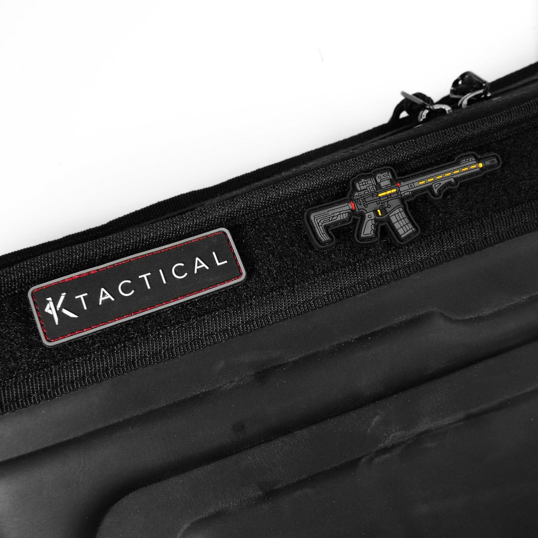 KTactical Cute Mini Gun AR15 Rifle Tiny PVC Patch - Bang Bang Airsoft