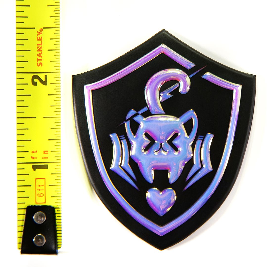 KTactical Elite Squad Emblem Neko Assault Holographic Tactical Anime Cat Girl KawaiiHook and Loop PVC Patch-Bang Bang Airsoft
