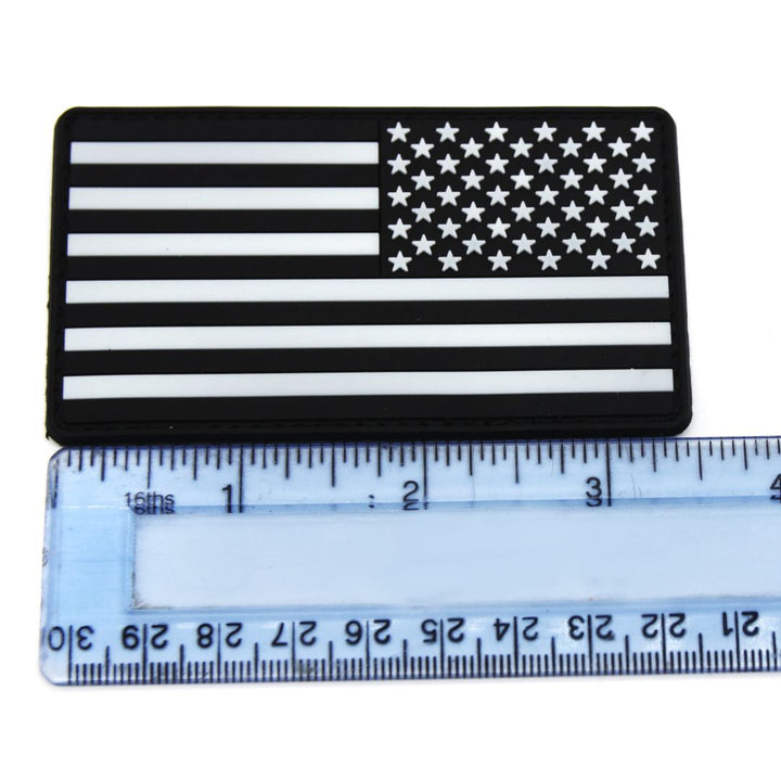 KTactical Glow in the Dark Tactical USA Flag Patch (REVERSE Flag) - Bang Bang Airsoft