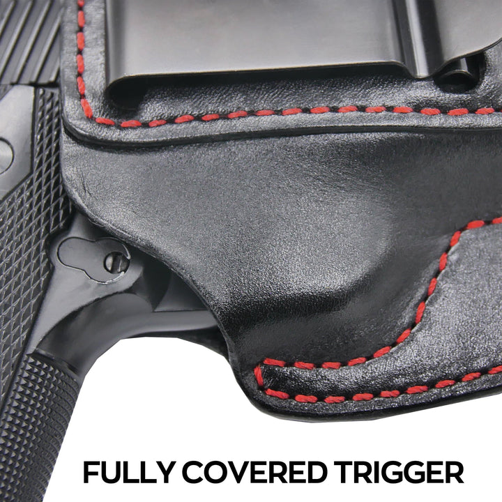 Ktactical IWB Leather Holster for 1911 5 Inch Barrel CCW (Colt/Kimber/Springfield) - Bang Bang Airsoft