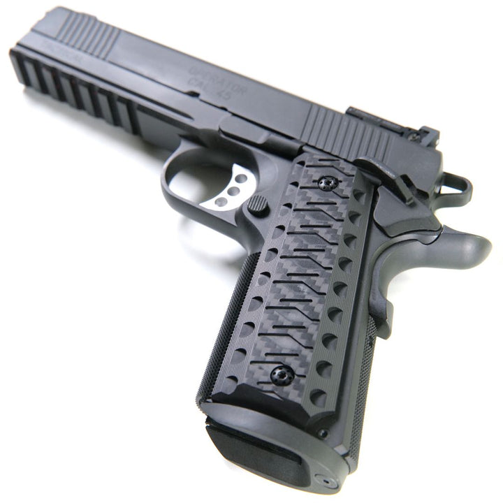 Ktactical KATANA Style Carbon Fiber Laminated G10 Pistol Grip Plate for 1911 - Bang Bang Airsoft