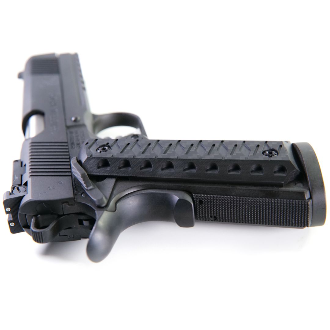 Ktactical KATANA Style Carbon Fiber Laminated G10 Pistol Grip Plate for 1911 - Bang Bang Airsoft