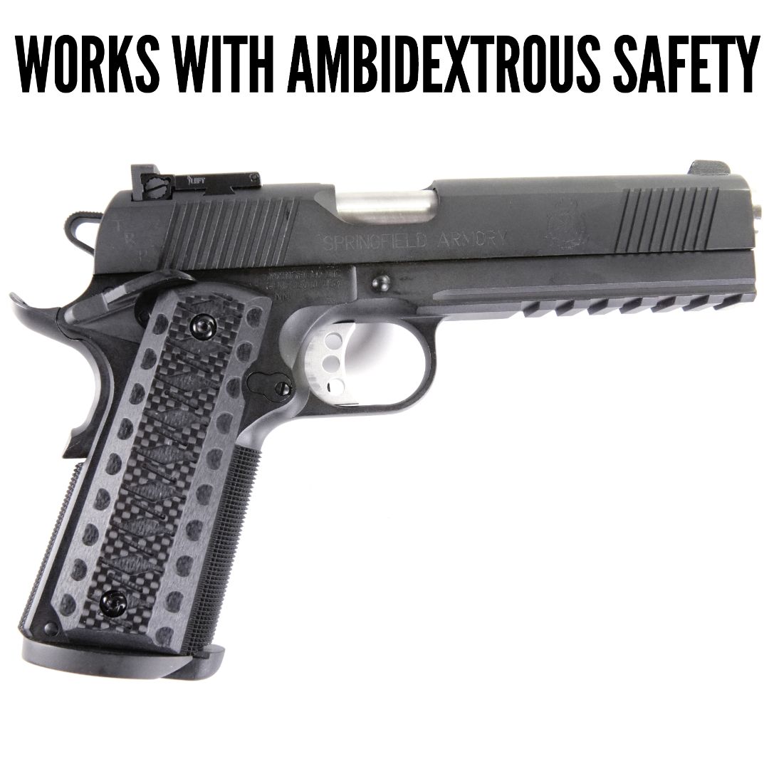 Ktactical KATANA Style Carbon Fiber Laminated G10 Pistol Grip Plate for 1911 - Bang Bang Airsoft
