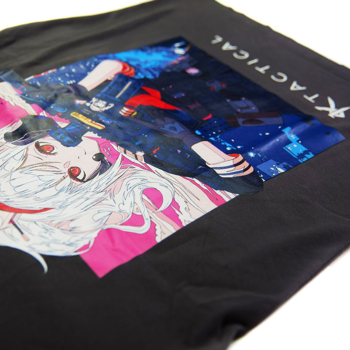 Ktactical Kawaii Anime Girl with AR15 Pistol Style T-Shirt - Bang Bang Airsoft