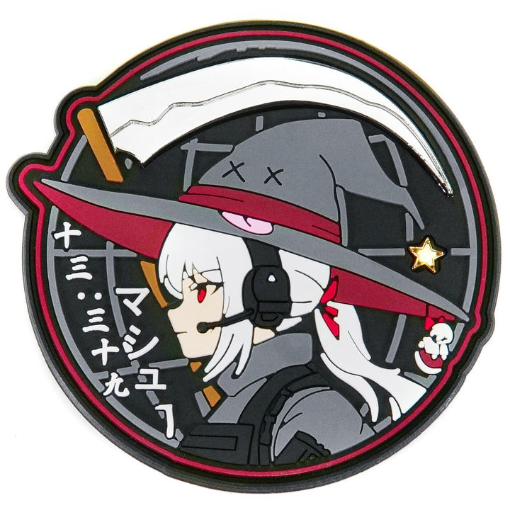 KTactical Reaper Metal / PVC Patch Scythe Witch Anime Girl (2 Pack) - Bang Bang Airsoft