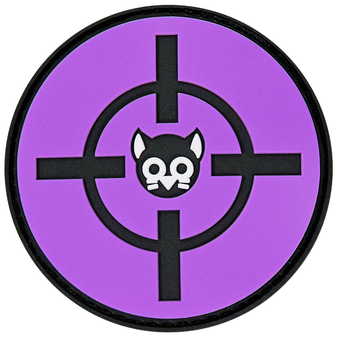 KTactical Squad Emblem Sniper Tactical Anime Kawaii Hook and Loop PVC Patch - Bang Bang Airsoft