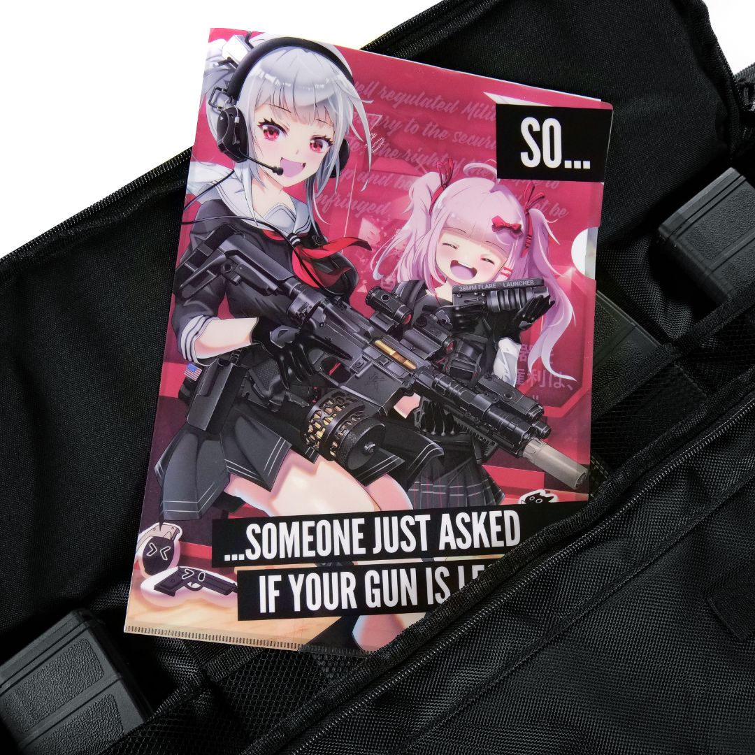 KTactical Tactical Anime Girl Folder (A4) - Bang Bang Airsoft