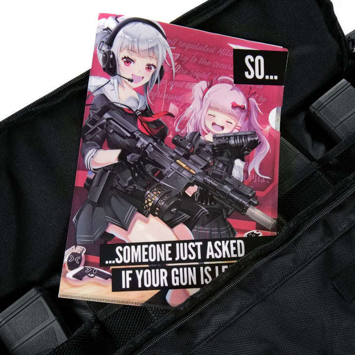 KTactical Tactical Anime Girl Folder (A4) - Bang Bang Airsoft